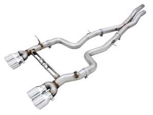 ES#4447426 - 3020-42082 - AWE Track Edition Catback Exhaust - Chrome Silver - Go even more aggressive with your exhaust! - AWE - BMW