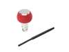 ES#4424301 - GS2-BMA-1RU - GS2 Automatic Shift Knob - Silver w/ Red Alcantara - Just because your BMW doesn't have a third pedal, doesn't mean it should be stuck with some goofy shifter. - Black Forest Industries - BMW