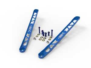 ES#4447711 - 450-721003-L - CONTROL Front Suspension Brace Set - Blue Powder Coat Finish - Stiffen up your chassis and give your engine bay a unique look - AFE - BMW