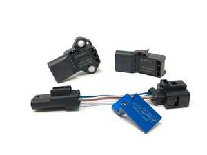 ES#4447353 - 601-0001 - EA888.3 4 Bar Map Sensor Kit - Blue - Plug and play solution to exceed 29psi with the EA888.3 engine. - Precision Raceworks - Volkswagen