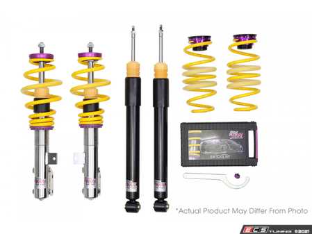ES#4456837 - 152200DA - KW V2 Series Coilover Kit - Variant 2 coilovers offer sport handling with adjustable rebound dampening - Lowering of 1.2"-2" Front & Rear - KW Suspension - BMW