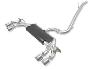 ES#4460603 - 49-36430-P - MACH Force-Xp 3" Cat-Back Exhaust System - Polished Tips - Constructed from TIG-welded and mandrel-bent brushed finished 304 stainless steel - AFE - Volkswagen