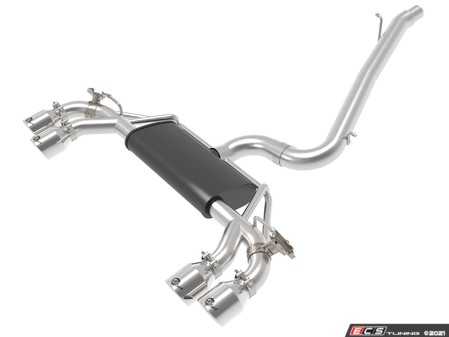 ES#4460603 - 49-36430-P - MACH Force-Xp 3" Cat-Back Exhaust System - Polished Tips - Constructed from TIG-welded and mandrel-bent brushed finished 304 stainless steel - AFE - Volkswagen