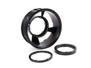ES#4460932 - M57.BLACK - Billet Fan Shroud - Black - Porsche 911/930 - Dress up your flat 6 with a new Fan Shroud! - Rennline - Porsche