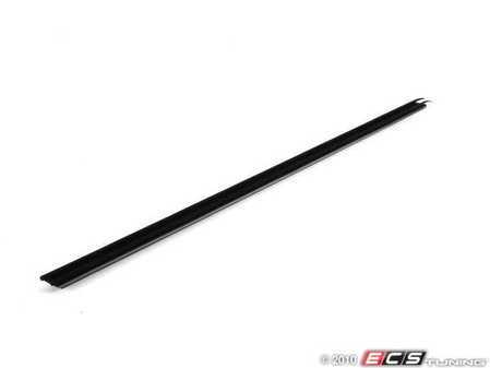 ES#93926 - 51328402556 - Window Channel Trim - Front Right - Black door trim that mounts just under the window - Genuine BMW - BMW