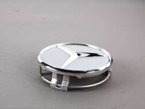 ES#1821057 - 66470202 - Center Cap - Priced Each - Titanium Silver - Genuine Mercedes Benz - Mercedes Benz
