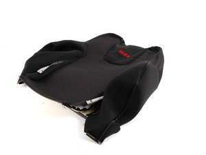 ES#309546 - 1J0881806FNRHM - Right Upper Seat Cover - GTI Recaro - 20th Anniversary Edition Black/Red seat cover - Genuine Volkswagen Audi - Volkswagen