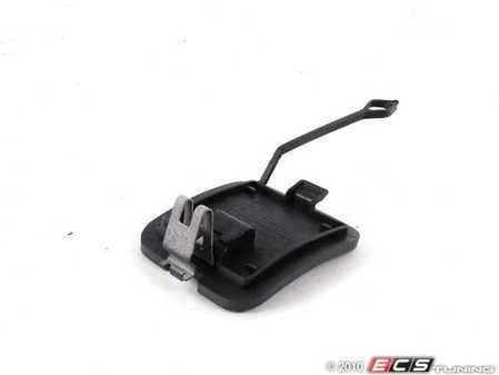 ES#76809 - 51128215120 - E46 Tow Hook Cover - Rear - Comes In Primer, Ready To Paint - Genuine BMW - BMW