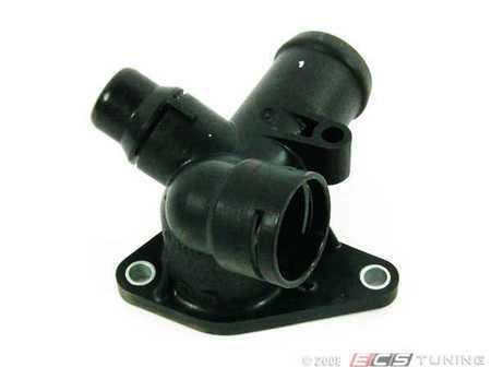 ES#248421 - 06b121132e - Cylinder Head Cooling Flange - (NO LONGER AVAILABLE) - Located at the rear of cylinder head, includes o-rings - Original Equipment Supplier - 