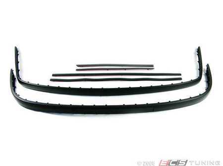 ES#2083331 - 1J4898003 -  ECS Tuning Complete Textured Rub Strip Kit - (NO LONGER AVAILABLE) - This is a complete kit that converts all of your smooth mouldings over to the ECS textured Euro look pieces - Assembled By ECS - 