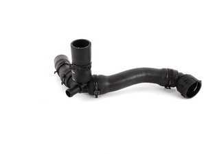 ES#252268 - 1C0122101AS - Radiator Hose - Upper - Runs from radiator to cooling flange - Genuine Volkswagen Audi - Volkswagen
