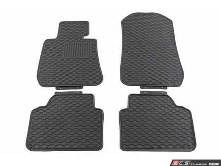 ES#4461132 - V20-4094 - E83 All Weather Floor Mat Set - Black - Set includes both front and rear floor mats - Vaico - BMW