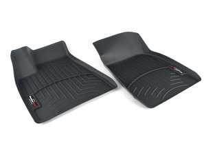 ES#4036381 - 448691 - Black | Front FloorLiner | - Tesla | Model X | 2016 + - WeatherTech - 