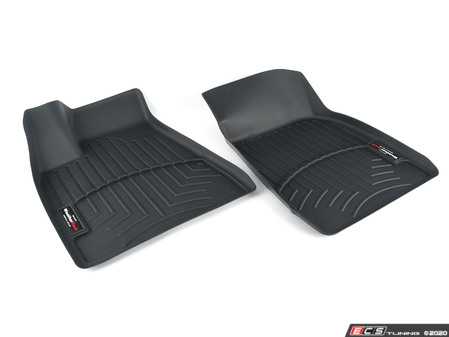 ES#4036381 - 448691 - Black | Front FloorLiner | - Tesla | Model X | 2016 + - WeatherTech - 