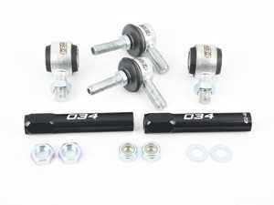 ES#4381944 - 034-402-4033 - Dynamic+ Billet Adjustable Front Sway Bar End Links  - Replace your flimsy, imprecise OEM sway bar end links with these performance engineered Dynamic+ Billet Adjustable Front Sway Bar End Links from 034Motorsport - 034Motorsport - Audi