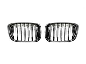 ES#4461251 - ATK-BM-0256-CF - Replacement Carbon Fiber Front Grilles - Replace your damaged or lost front grilles with a carbon fiber set! - AUTOTECKNIC - BMW