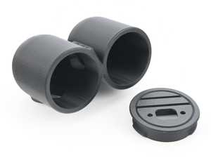 ES#3639915 - 2018005-GLID-TX - Dual Gauge Pod - Textured - Each vent pod is crafted from 3D printed plastic to withstand cracking, fading, and warping while still giving your car a custom fit and finish. - CJM Industries - Volkswagen