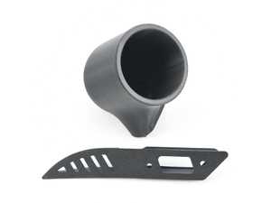 ES#3639888 - 2018008-V3S-TX - CJM Industries Single Defrost Vent Pod - Textured - Each vent pod is crafted from 3D printed plastic to withstand cracking, fading, and warping while still giving your car a custom fit and finish. - CJM Industries - Volkswagen