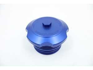 ES#4464204 - VTTFILTERCAPBLUE - N5X/S55/N2X Billet BMW Oil Filter Housing Cap - Blue - Add some color to your engine bay and replace your worn out oil filter housing cap - Vargas Turbo Technologies - BMW
