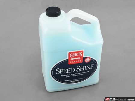 ES#3035245 - 11148 - Speed Shine - 1 Gallon - Speed Shine maintains your car's lustrous finish between washings - Griot's - Audi BMW Volkswagen Mercedes Benz MINI Porsche