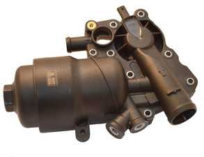 ES#4464534 - 95810701032 - Oil Filter Housing - With Coolant Thermostat - Replace your cracked or leaking housing. Thermostat not available separately, you must replace the housing. - Hamburg Tech - Porsche