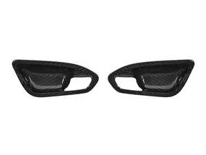 ES#4369199 - BM-0356-WA-G - Carbon Fiber Interior Door Handle Trim - w/Ambient Light - Add some more style to your door cards! - AUTOTECKNIC - BMW