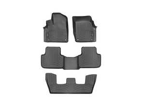 ES#4464599 - 44887153KT - Weather Tech Complete Set 1-3 Row - Laser measured for perfect fitment and ultimate protection against moisture and debris - WeatherTech - Audi