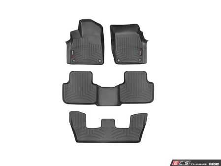 ES#4464599 - 44887153KT - Weather Tech Complete Set 1-3 Row - Laser measured for perfect fitment and ultimate protection against moisture and debris - WeatherTech - Audi