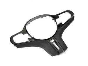 ES#4464675 - ATK-BM-0282-HF90 - Carbon Alcantara Steering Wheel Trim - Heated - Give your interior an appearance upgrade! - AUTOTECKNIC - BMW