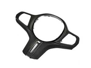 ES#4464668 - ATK-BM-0282-G30N - Carbon Alcantara Steering Wheel Trim - Non Heated - Give your interior an appearance upgrade! - AUTOTECKNIC - BMW
