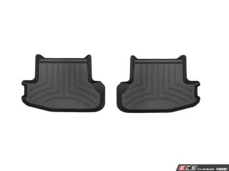 ES#4443381 - 449374 - Rear FloorLiner DigitalFit - Black - Laser measured for perfect fitment and ultimate protection against moisture and debris - WeatherTech - Audi