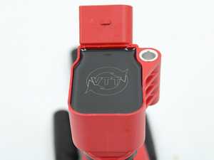 ES#4464735 - VTTCOILVAGRED5 - VTT Upgraded Ignition Coil Kit - Red - Set Of Five - Exceeds the performance of factory RS3 coils and provides much higher spark output - Vargas Turbo Technologies - Audi