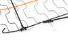 ES#2793051 - 52107328305 - Lumbar For Front Seat - Left - Mounts under the seat cushion on the backrest lower section - Genuine MINI - MINI