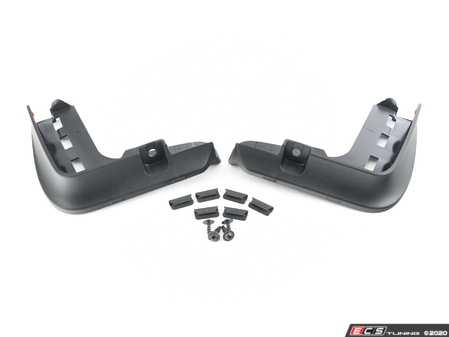 ES#2768017 - 82162338565 - Front Factory Mud Flaps / Splash Guards Contoured - Priced As Set - Defeat rocks and mud from side of your MINI - Genuine MINI - MINI
