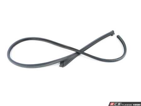 ES#129851 - 51718219550 - Door Seal - Right - Dunkelgrau/dark gray. Rubber strip located on the lower portion of the passenger door sill - Genuine BMW - BMW