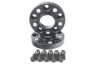ES#4159879 - 50757404SW - DRA Series Wheel Spacers - Black - 25mm (1 Pair) - Includes special bolts to mount these spacers your your BMW's wheel hubs. - H&R - BMW