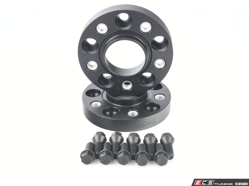 H&R 50757404SW DRA Series Wheel Spacers Black 25mm (1 Pair)