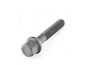 ES#4147716 - 1256002SW - Black Mercedes Ball Seat Wheel Bolt - Priced Each - 12x1.5x60mm - H&R - Volkswagen Mercedes Benz