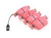 ES#4213534 - DP32273C - Front RedStuff Performance Brake Pad Set - A high performance street pad, featuring Kevlar technology - EBC - Audi