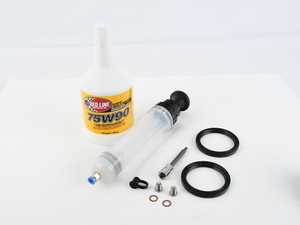 ES#4361552 - N90281802KTKT4 - Rear Differential Service Kit - With Service Tools - Complete kit with Redline 75w90 fluid with ECS stainless steel magnetic plugs and seals to service your rear differential. - Assembled By ECS - Audi Volkswagen