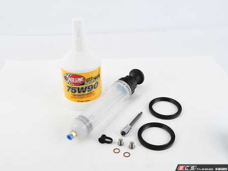 ES#4361552 - N90281802KTKT4 - Rear Differential Service Kit - With Service Tools - Complete kit with Redline 75w90 fluid with ECS stainless steel magnetic plugs and seals to service your rear differential. - Assembled By ECS - Audi Volkswagen