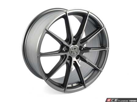 ES#4464539 - 027-2KT1 - 20" Tekniform Style 027 - Set Of Four - 20"x9" ET30 5x112 - Matte Gunmetal - Tekniform - Audi Volkswagen