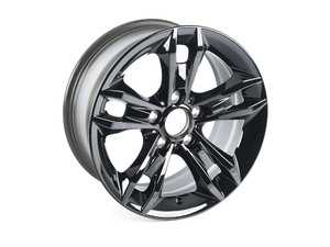 ES#4184994 - 36116867130 - LIGHT ALLOY RIM, BLACK - Genuine BMW - BMW