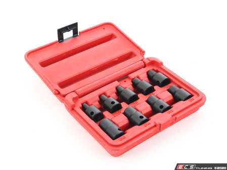 ES#3127219 - 3670SED - 3/8" Dr. External Star Impact Socket Set - CR-MO alloy steel for long life - Sunex - Audi BMW Volkswagen Mercedes Benz MINI Porsche
