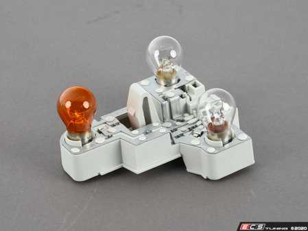 ES#174477 - 63216928381 - Bulb Carrier - Left - For tail lights with white turn indicator - Genuine BMW - BMW