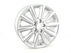 ES#3016759 - 36116856045 - 518 MINI Vent Spoke 17" (5x112) Bright Silver - Priced Each - 7.5J X 17 ET:54 - Genuine MINI - MINI