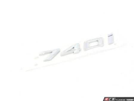 ES#2998169 - 51147376811 - Model Emblem - 740I - Genuine BMW - BMW
