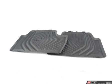ES#4355569 - 51475A1F0D2 - M Performance All Weather Floor Mats - Rear - All Weather Protection With Style! - Genuine BMW - BMW