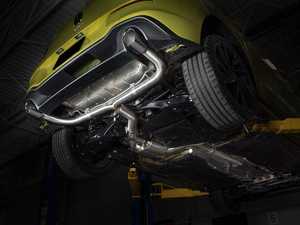 ES#5435741 - 014757LANVEBKT - MK8 GTI 3.0" Non Valved Catback Exhaust System & Luft-Technik Intake System - Without Heatshield - Turbo Style muffler design provides a sporty driving experience that falls in-between our valved system's open and closed output paired with our In House Engineered "Air Technology" for maximum performance and exhilarating turbo sounds! - Enthusiast Bundles - Volkswagen