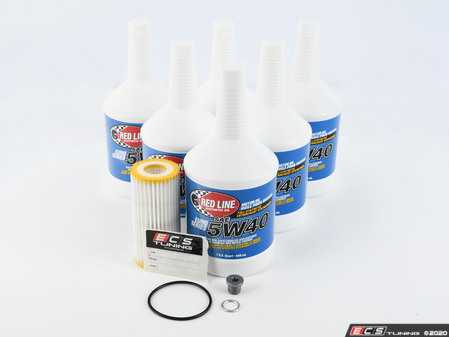 ES#3187989 - 06K115562SVCKT5 - Oil Service Kit  - Featuring Euro-Series Redline full synthetic ester-based engine oil - Assembled By ECS - Volkswagen